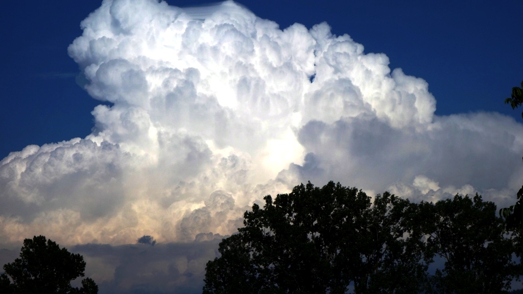 Gewitterwolke über dem Markgräflerland